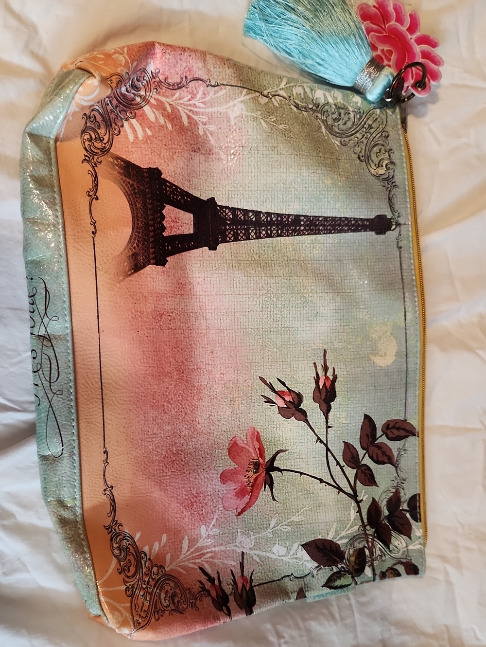 Papaya Art Paris Eiffel Tower Floral Tablet Case Or ??